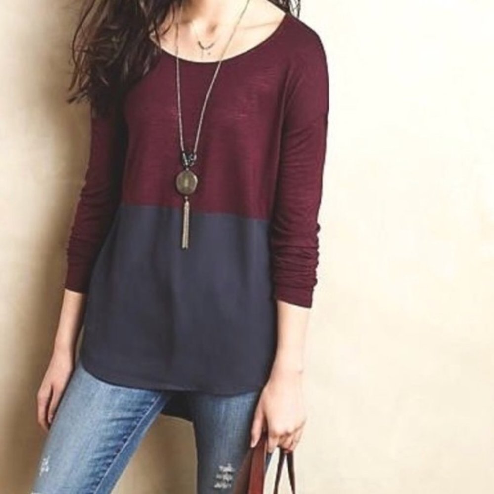 Anthropologie long-sleeve top